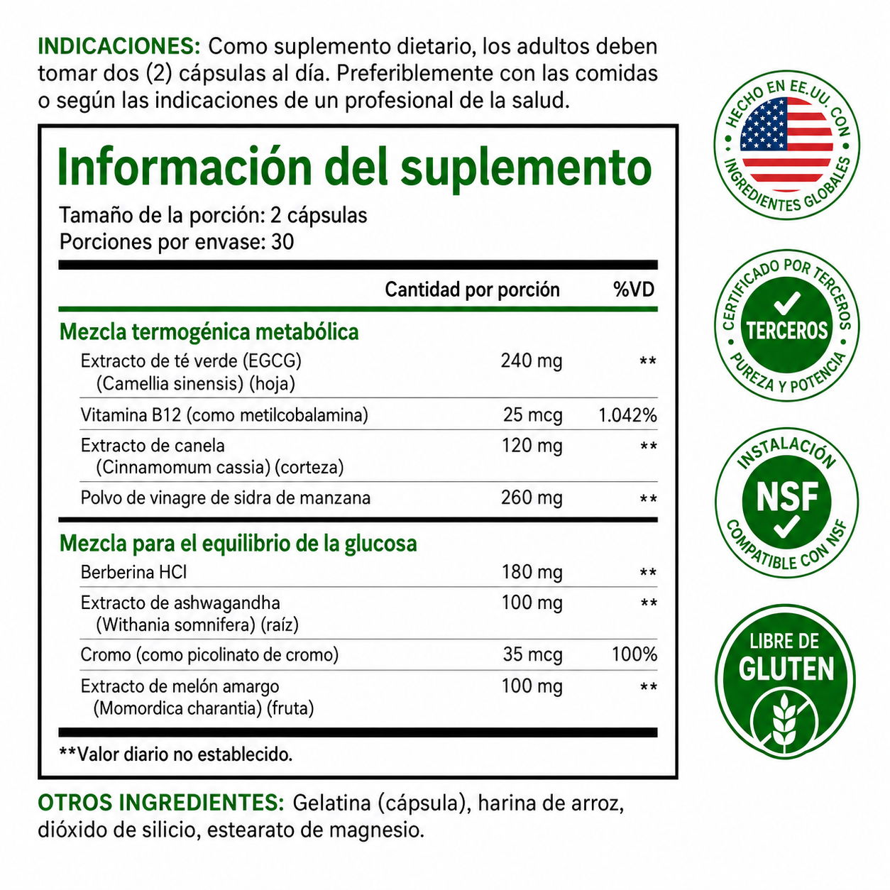 Selerb METABURN / Mejora tu Metabolismo y baja de peso en 1 mes