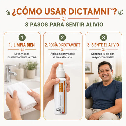 DICTAMNI SPRAY – Alivio directo sin pomadas ni manos sucias