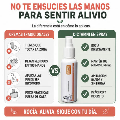 DICTAMNI SPRAY – Alivio directo sin pomadas ni manos sucias