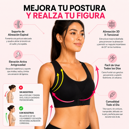 Brasier Corrector de Postura 3D