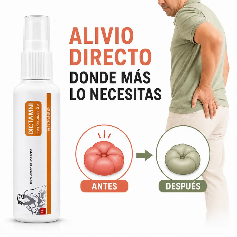 DICTAMNI SPRAY – Gel de alivio inmediato para las hemorroides