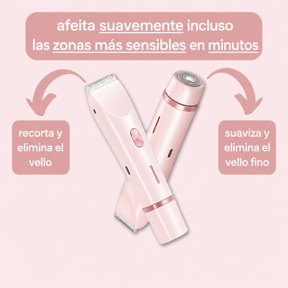 SUAVELLE™ - Depiladora 2 en 1 (Depilación Sin Irritación para tu Piel Más Sensible)