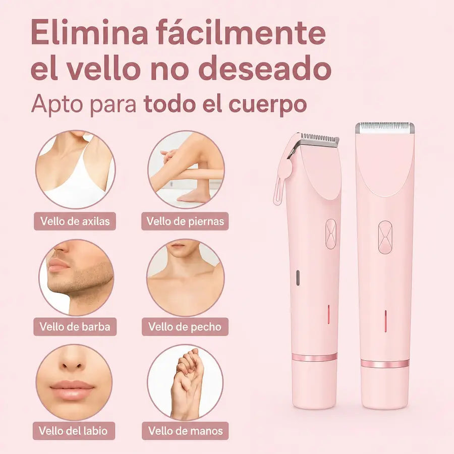 SUAVELLE™ - Depiladora 2 en 1 (Depilación Sin Irritación para pieles Sensible)