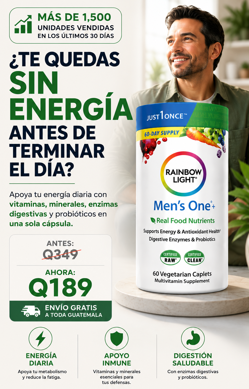 Rainbow LIGHT Men's One