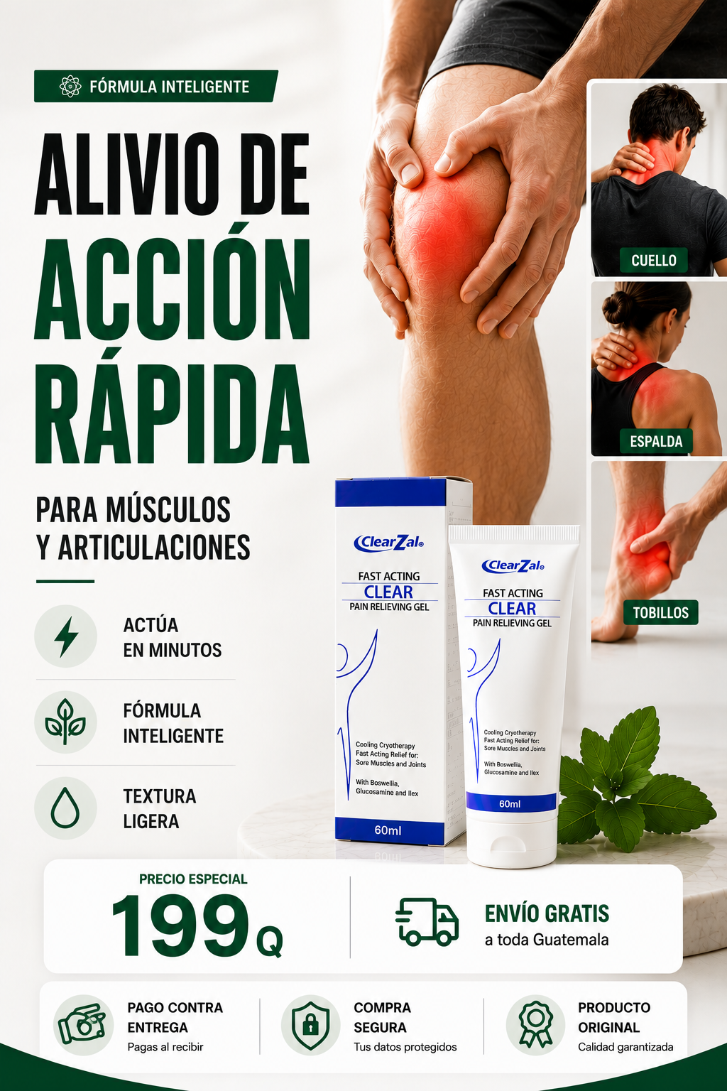 Crema dolor aliviop de accion rapida