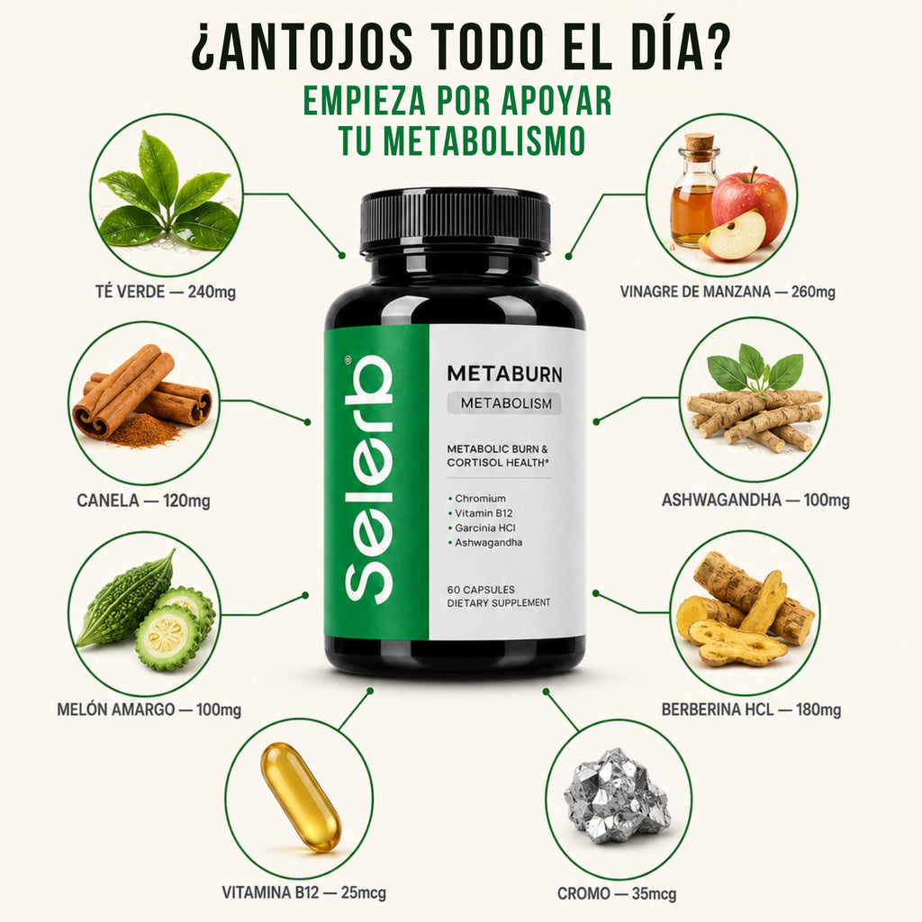 Selerb METABURN / Mejora tu Metabolismo y baja 7kg en 1 mes
